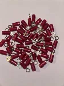 MS25036-101 22-16 #6 Stud Ring Term. Nylon Insulated Aviation Grade 50 pcs.